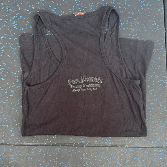 Harley-Davidson Black and Orange Logo Tee - Picture 3 of 3